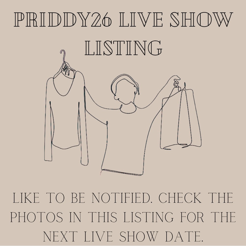 PRIDDY26 POSH SHOW LISTING- PLUS SIZE & MODEST! Like to be notified!